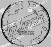 fri.tech. 1253.666 — Brake Shoe Set, parking brake