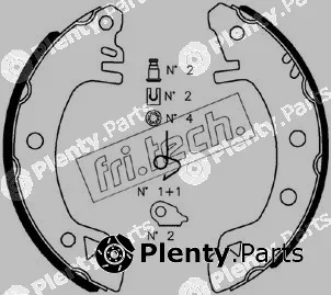 fri.tech. 1040.123K — Brake Shoe Set