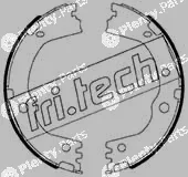 fri.tech. 1253.670 — Brake Shoe Set, parking brake