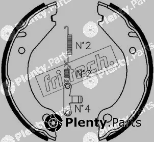 fri.tech. 1127.267K — Brake Shoe Set, parking brake