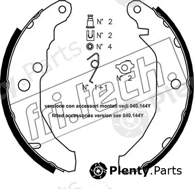 fri.tech. 1040.122K — Brake Shoe Set
