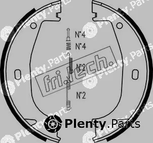 fri.tech. 1019.026K — Brake Shoe Set, parking brake
