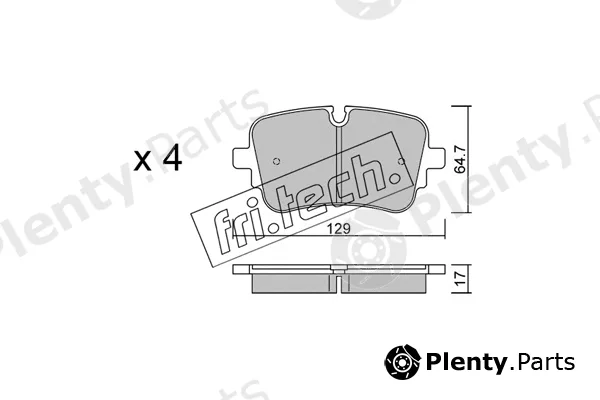 fri.tech. 1130.1 — Brake Pad Set, disc brake