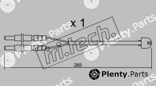 fri.tech. SU.053 — Warning Contact, brake pad wear