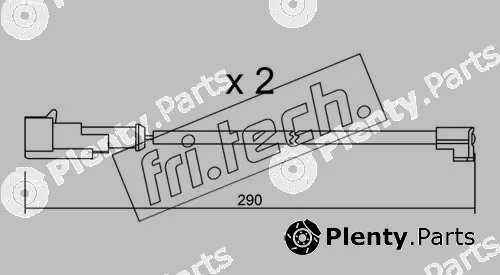 fri.tech. SU.100K — Warning Contact, brake pad wear