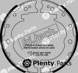 fri.tech. 1115.332 — Brake Shoe Set, parking brake