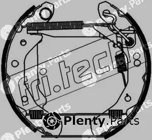 fri.tech. 16254 — Brake Shoe Set Kit premounted