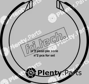 fri.tech. 1040.163 — Brake Shoe Set, parking brake