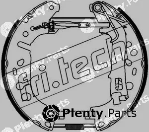 fri.tech. 16389 — Brake Shoe Set Kit premounted