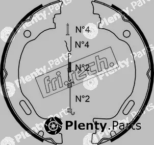 fri.tech. 1052.129K — Brake Shoe Set, parking brake