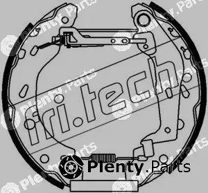 fri.tech. 16186 — Brake Shoe Set Kit premounted