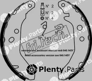 fri.tech. 1040.129K — Brake Shoe Set