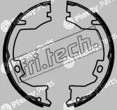 fri.tech. 1253.762 — Brake Shoe Set, parking brake