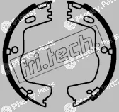 fri.tech. 1253.763 — Brake Shoe Set, parking brake
