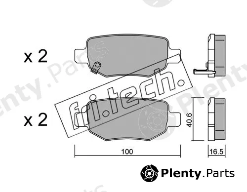 fri.tech. 1078.0 — Brake Pad Set, disc brake