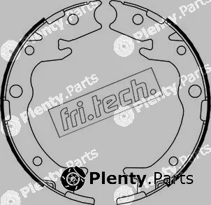 fri.tech. 1044.023 — Brake Shoe Set, parking brake