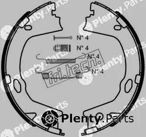 fri.tech. 1046.228K — Brake Shoe Set, parking brake