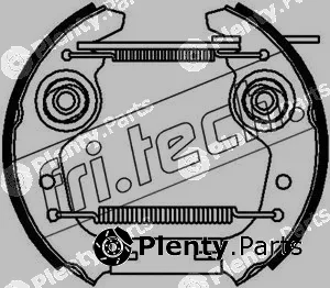 fri.tech. 16002 — Brake Shoe Set Kit premounted