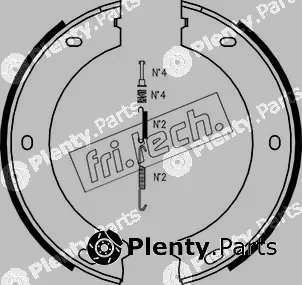 fri.tech. 1079.188K — Brake Shoe Set, parking brake