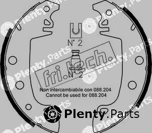 fri.tech. 1079.187 — Brake Shoe Set