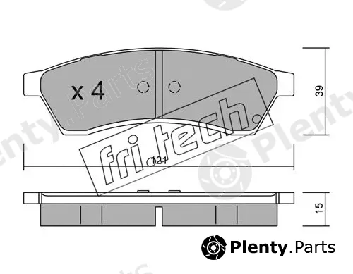 fri.tech. 526.0 — Brake Pad Set, disc brake
