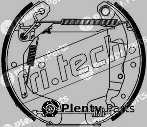 fri.tech. 16231 — Brake Shoe Set Kit premounted