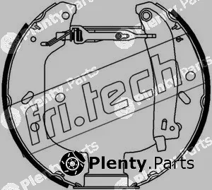 fri.tech. 16102 — Brake Shoe Set Kit premounted
