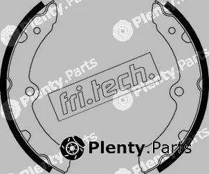 fri.tech. 1115.334 — Brake Shoe Set