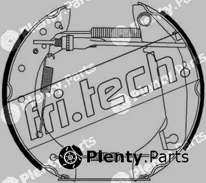 fri.tech. 16206 — Brake Shoe Set Kit premounted