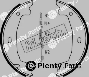 fri.tech. 1019.028K — Brake Shoe Set, parking brake