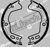 fri.tech. 1253.703 — Brake Shoe Set, parking brake