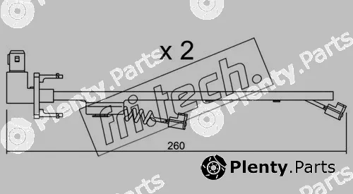 fri.tech. SU.184K — Warning Contact, brake pad wear