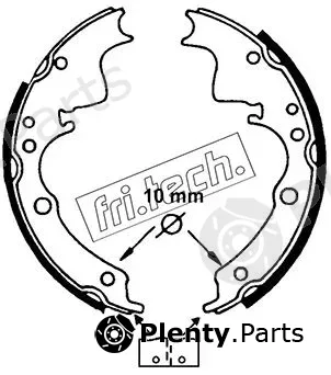 fri.tech. 1040.118 — Brake Shoe Set
