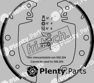 fri.tech. 1079.187K — Brake Shoe Set