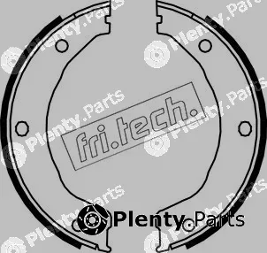 fri.tech. 1040.158 — Brake Shoe Set, parking brake