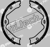 fri.tech. 1253.748 — Brake Shoe Set, parking brake