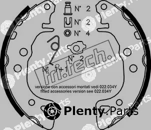 fri.tech. 1022.030K — Brake Shoe Set