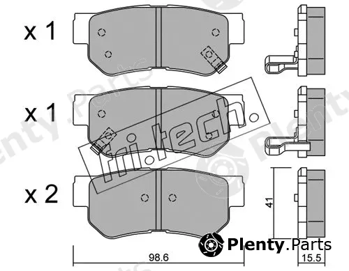 fri.tech. 374.0 — Brake Pad Set, disc brake