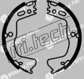fri.tech. 1253.700 — Brake Shoe Set, parking brake