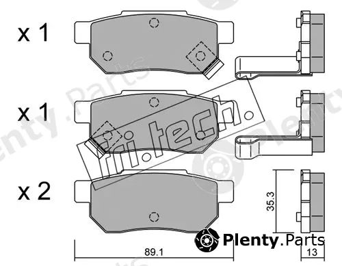 fri.tech. 173.1 — Brake Pad Set, disc brake