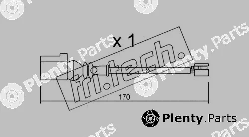 fri.tech. SU.289 — Warning Contact, brake pad wear