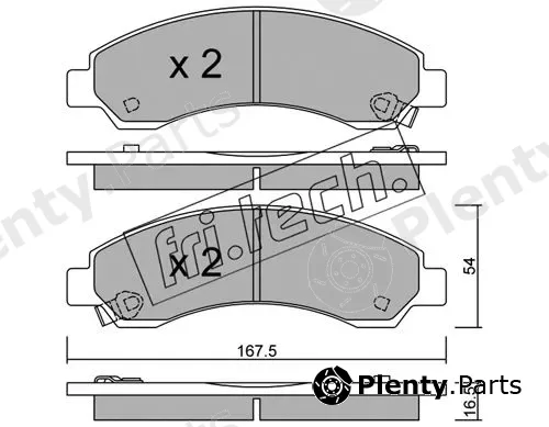 fri.tech. 905.0 — Brake Pad Set, disc brake