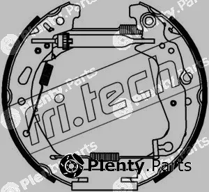 fri.tech. 16443 — Brake Shoe Set Kit premounted