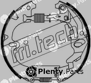 fri.tech. 16322 — Brake Shoe Set Kit premounted