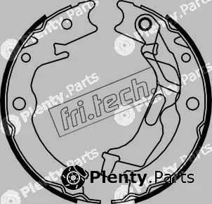 fri.tech. 1027.007 — Brake Shoe Set, parking brake