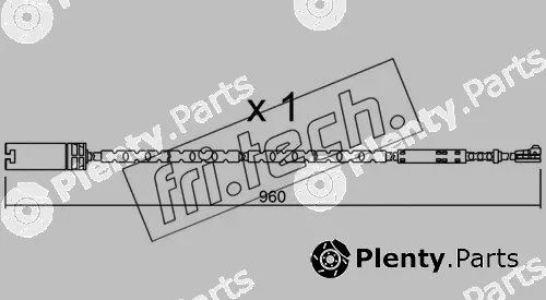fri.tech. SU.281 — Warning Contact, brake pad wear