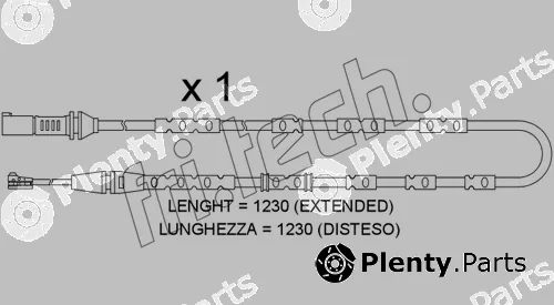 fri.tech. SU.371 — Warning Contact, brake pad wear
