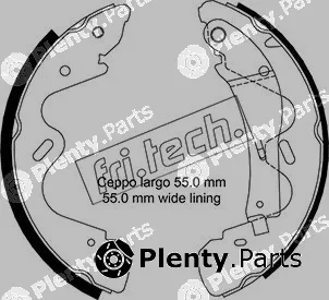 fri.tech. 1067.193 — Brake Shoe Set