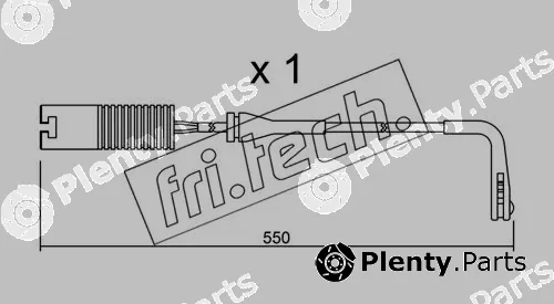 fri.tech. SU.092 — Warning Contact, brake pad wear
