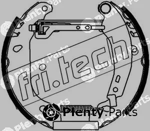 fri.tech. 16026 — Brake Shoe Set Kit premounted